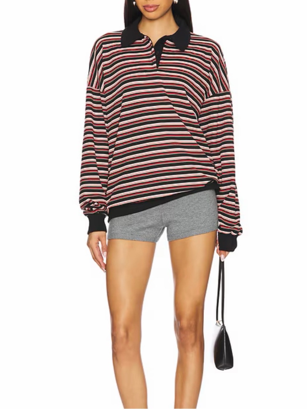 Rugby Jersey in Onyx Multi